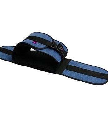 Abdominal Bed Belt 90 Ubio blue with black strap.