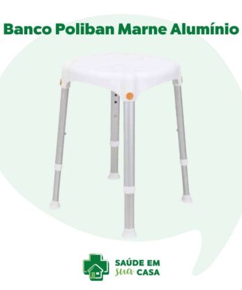 Taburete de ducha de aluminio Marne