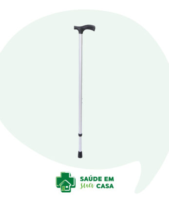 Caña de aluminio natural