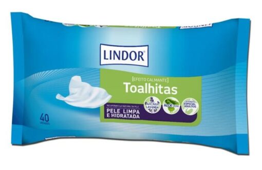 Toalhitas Adulto Lindor 40 Unidades - 50 unid.