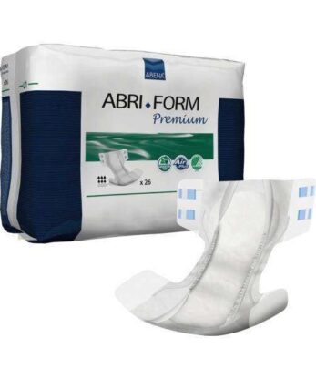 Un paquete premium de pañales Abri-Form Premium.