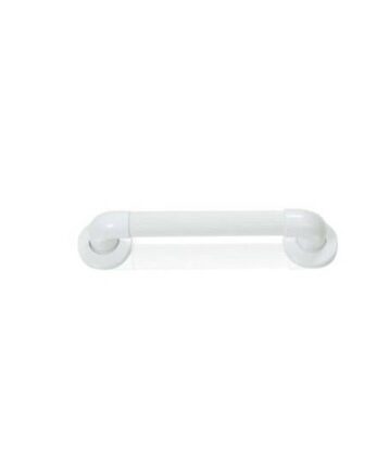 White plastic handle with 33 cm long support bar.