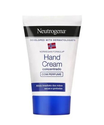 Neutrogena Crema de Manos Concentrada 50ml sobre fondo blanco.