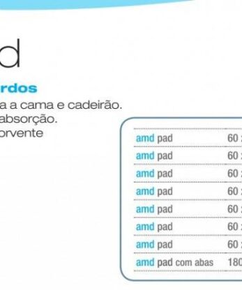 El AMD Pad Cover 60x60 Extra 30 Unidades se presenta en el embalaje.