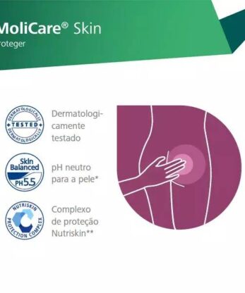 Molicare Skin Crème dermoprotectrice à l'oxyde de zinc, 30 ml.