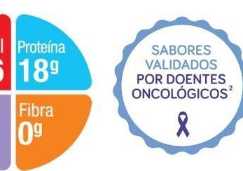 A chart showing the different types of Fortimel Compact Protein Red Fruits 4x125 ml.