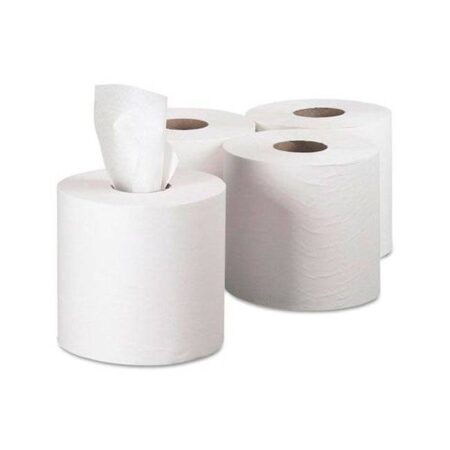 Quatro rolos de papel higiênico Rolo Industrial - 2 Unidades.