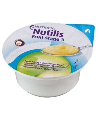 Una taza de Nutilis Fruta Etapa 3 (3x150g).