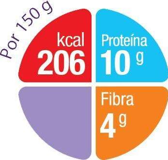 Una etiqueta nutricional con Nutilis Fruta Etapa 3 (3x150g).