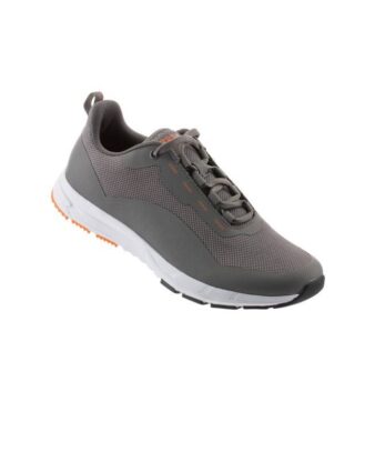 Zapatillas de running para hombre Reblast Wock gris y naranja.