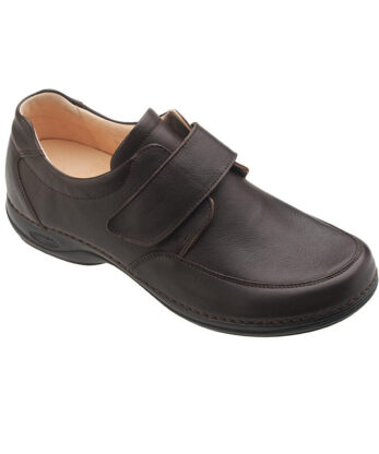 Chaussures confort Vouga pour homme, de couleur marron.