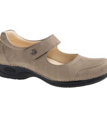 Zapato Cuba Sabrina Comfy de mujer en color beige.