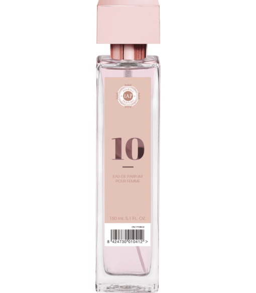 Um frasco rosa de IAP PHARMA 10 FRUTADO edp.