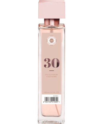 Un frasco de IAP PHARMA 30 FLORAL for women edp sobre fondo blanco.