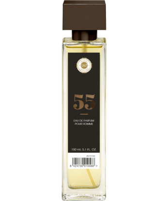 Una botella de IAP PHARMA 55 FRESH con etiqueta marrón.