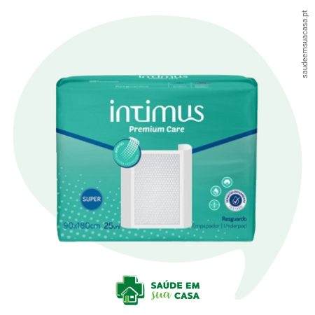 A box of Salvacamas 90x180 Intimus Super 25 diapers.