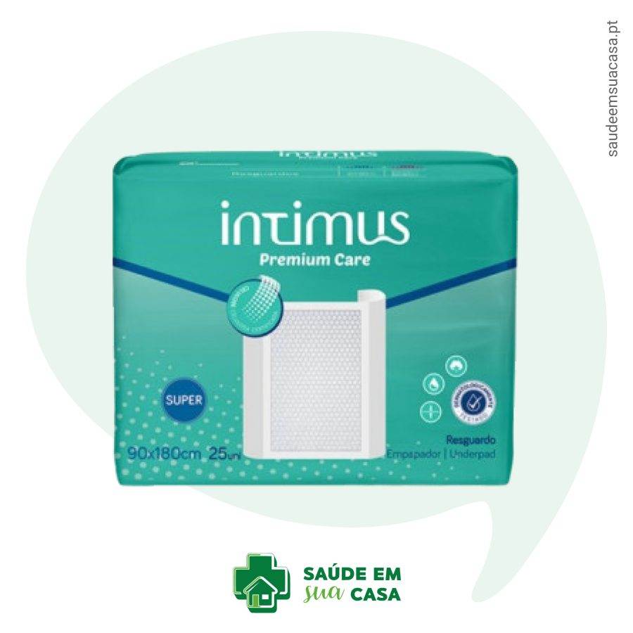 A box of Salvacamas 90x180 Intimus Super 25 diapers.