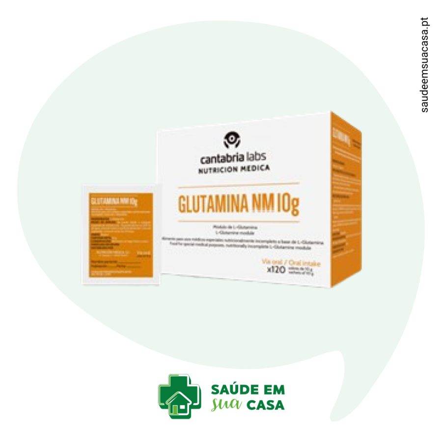 Una caja de GLUTAMINA NM.